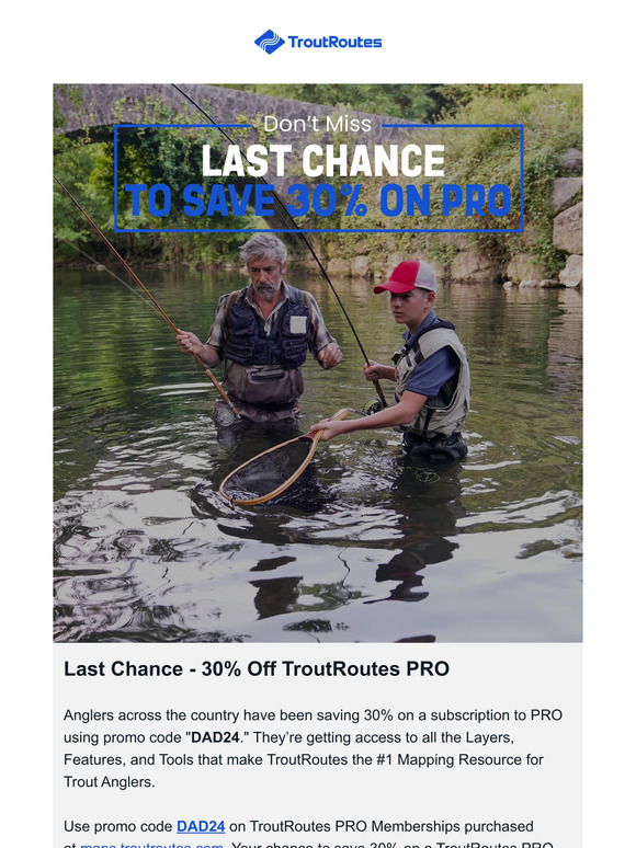 Last Chance to Save 30% for Father's Day
