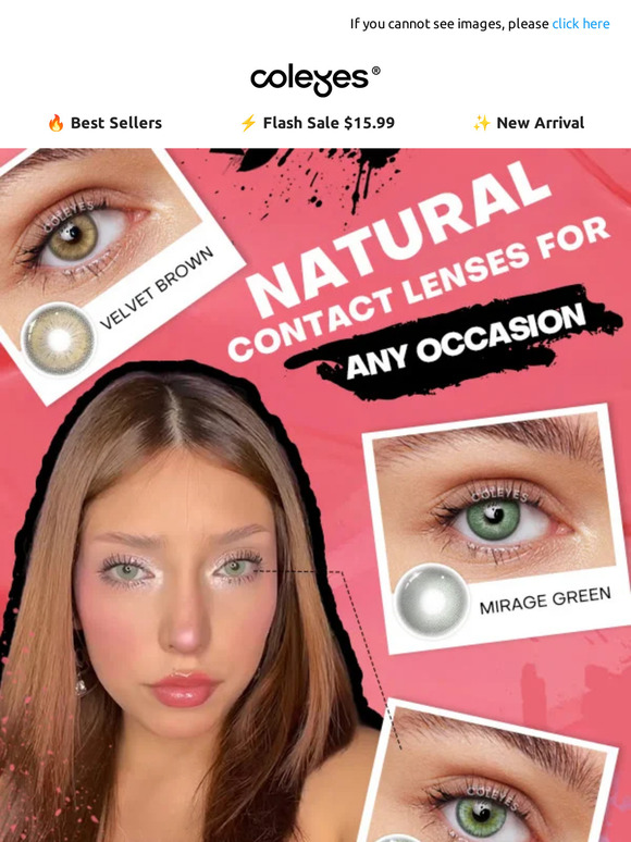 ✨ Yes! These Natural Contact Lenses are Perfect for Any Occasion!