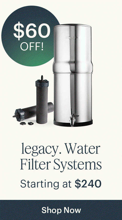 legacy 2Water Filter Systems; Starting at $240!