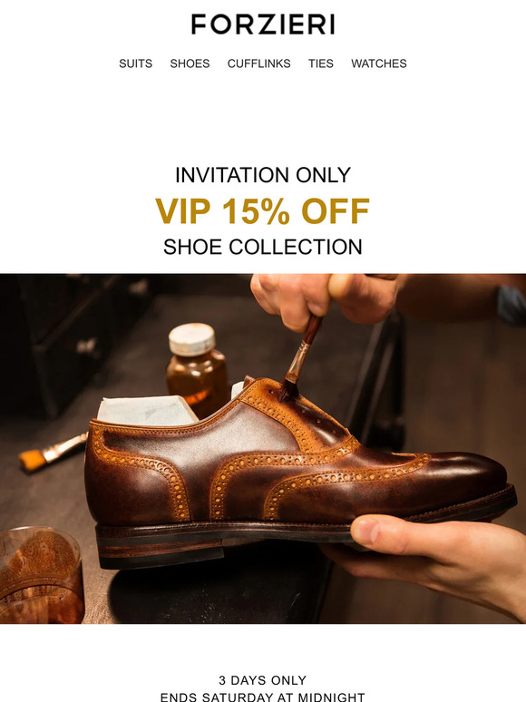 👞 Your Next Shoes are now 15% Off!