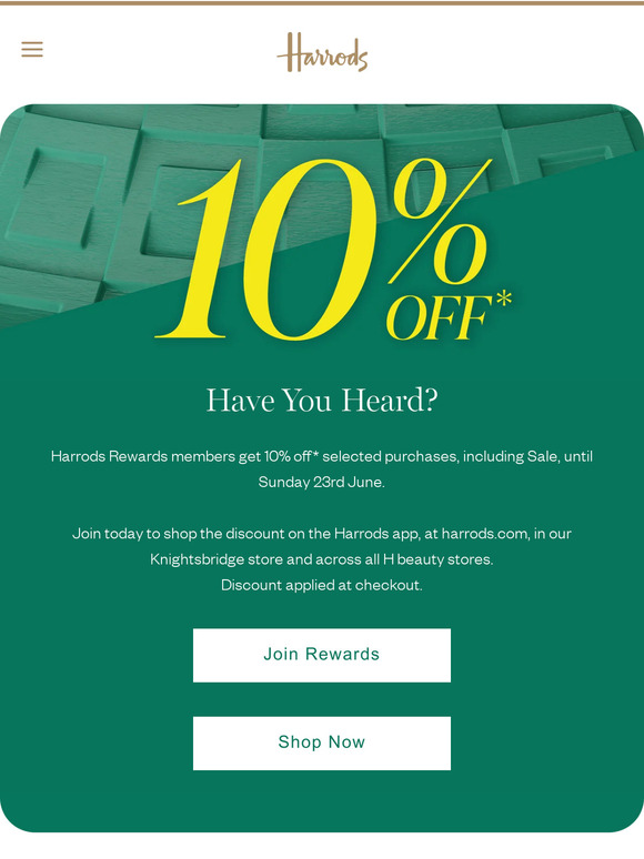 Want an extra 10% off* Sale?