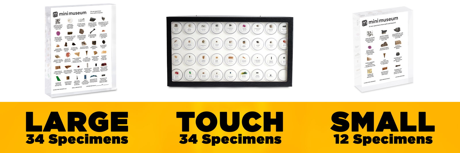 See all three versions - Large, Touch, and Small