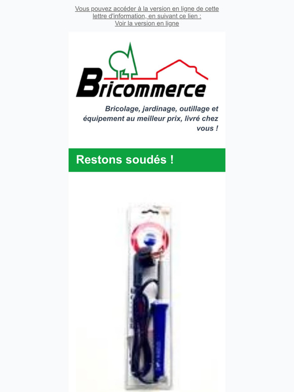 Restons soudés et 2 nouveaux articles en mega opération -43% et -21%...