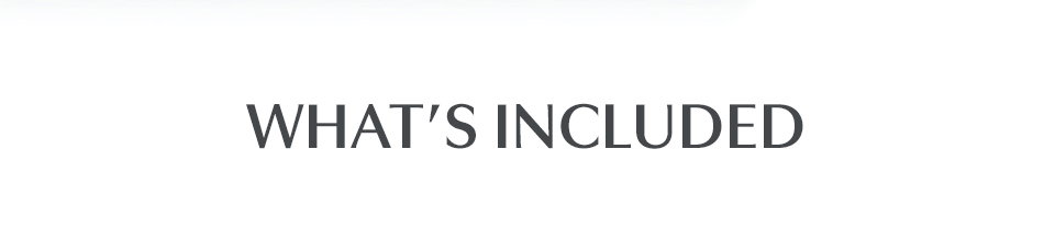 What’s included 