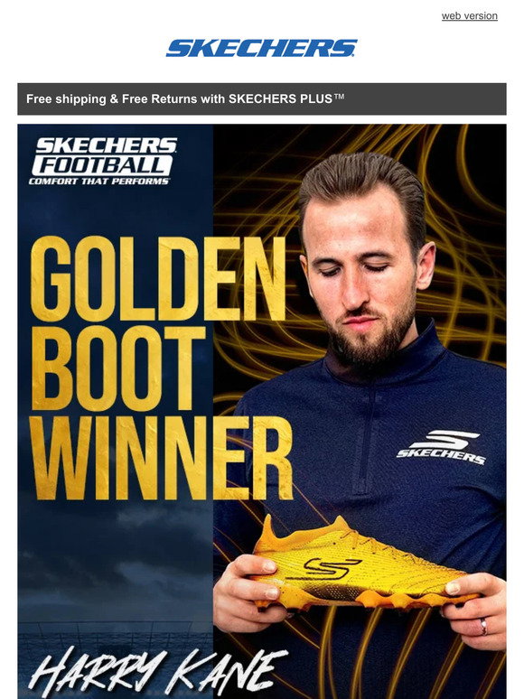 SKECHERS: Congratulations to the Golden Boot Winner! | Milled