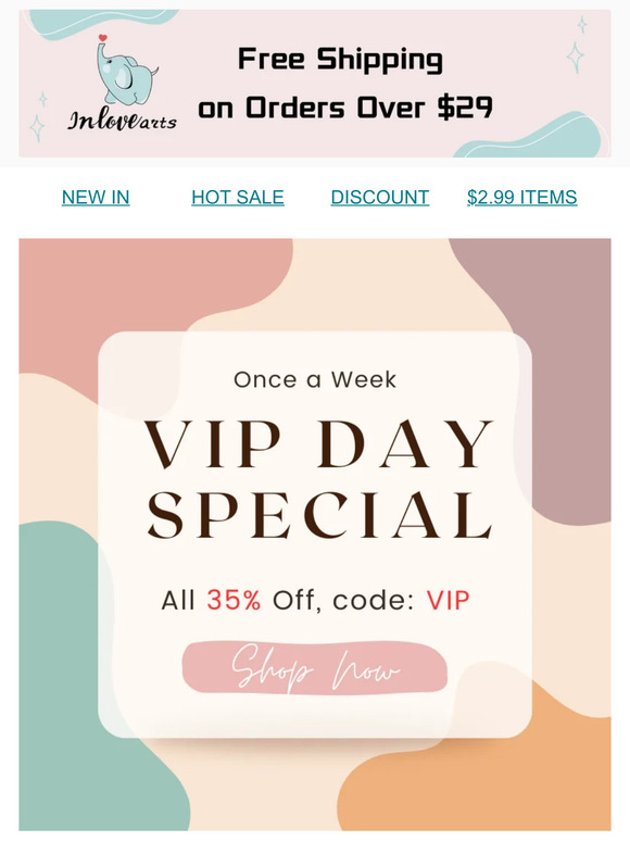 💥Time to save money!! 35% OFF FOR VIP SALE🔥🔥