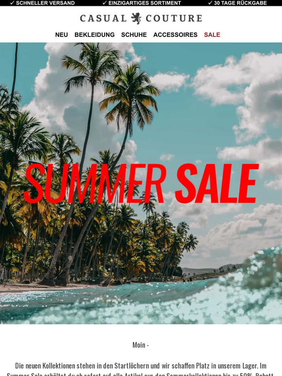Der Summer Sale beginnt