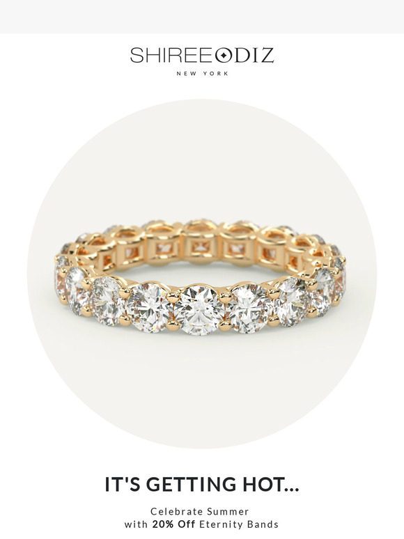 Summer Celebration: 20% Off All Eternity Bands! 🌞✨