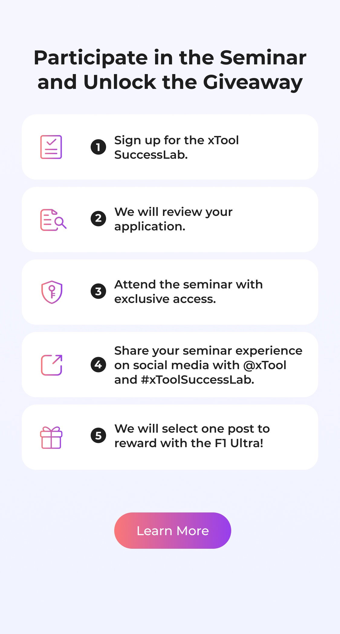 Participate in the Seminar and Unlock Giveaway