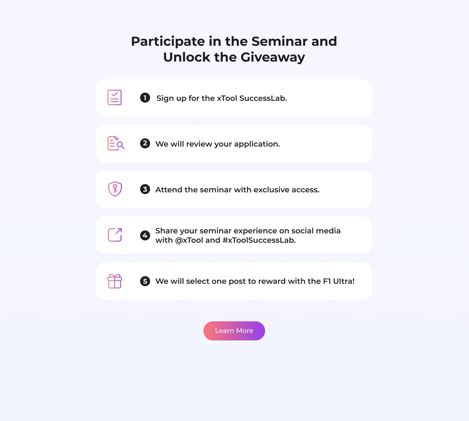 Participate in the Seminar and Unlock Giveaway