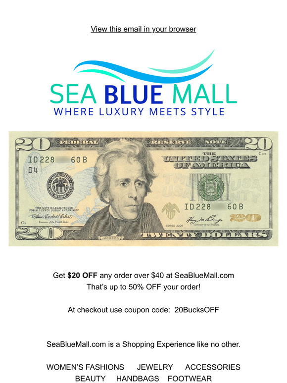You've Got $20 Cash Waiting.
