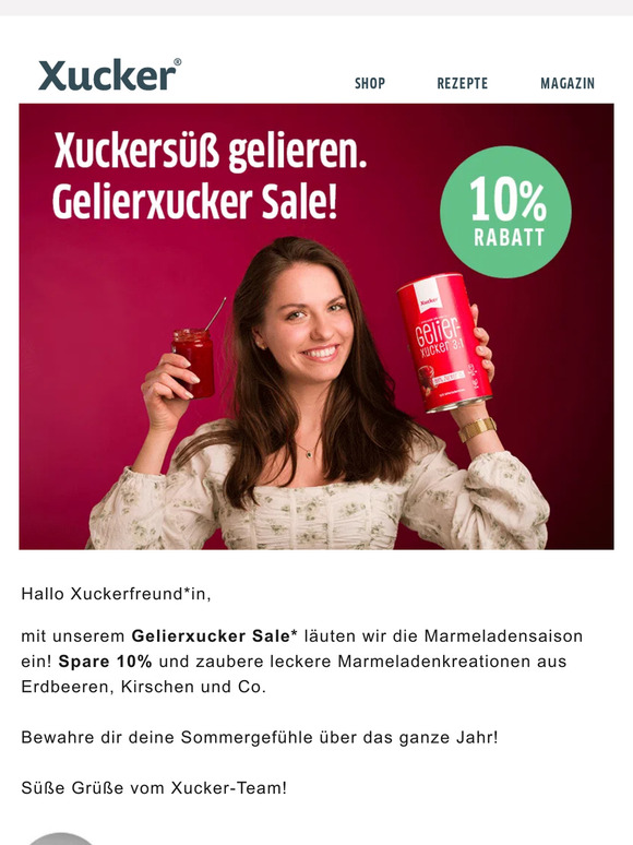 Gelierxucker im Sale 🍓🍒