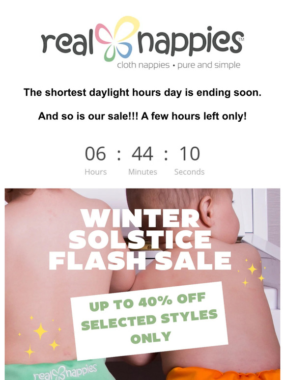 Winter Solstice flash sale ending in a few hours!
