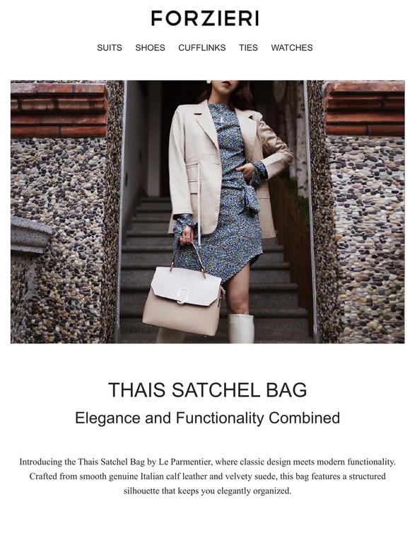 Introducing Le Parmentier Thais Satchel Bag: Elegance and Functionality Combined