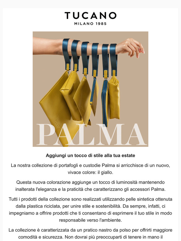 Un nuovo vivace colore per collezione Palma