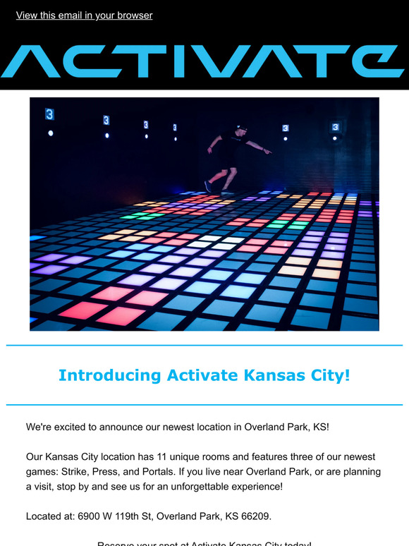 Activate is Now Open in Kansas City!🎉