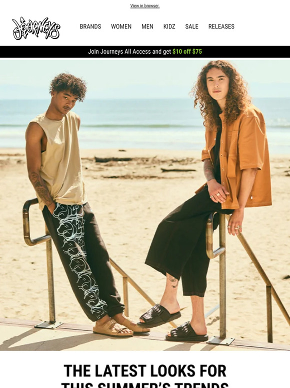 Journeys Email Newsletters Shop Sales, Discounts, and Coupon Codes