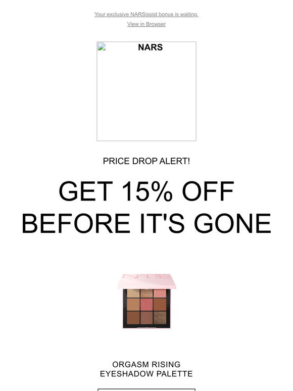 NARS Email Newsletters: Shop Sales, Discounts, and Coupon Codes