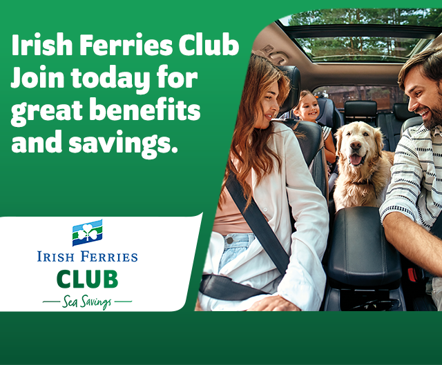 Join Irish Ferries Club today