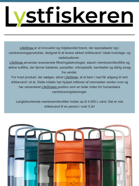 Lifestraw vandfiltrering
