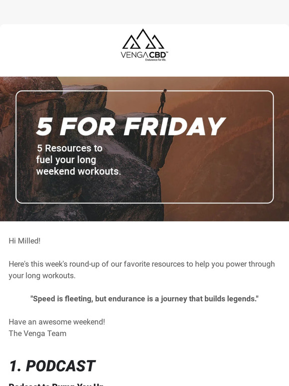 🚀 5 For Friday - Skyrocket Your Endurance! 🔥💪