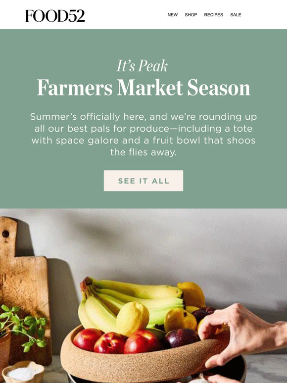 Food52 Email Newsletters Shop Sales, Discounts, and Coupon Codes