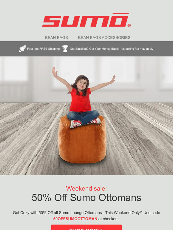 Kick Your Feet Up with 50% Off