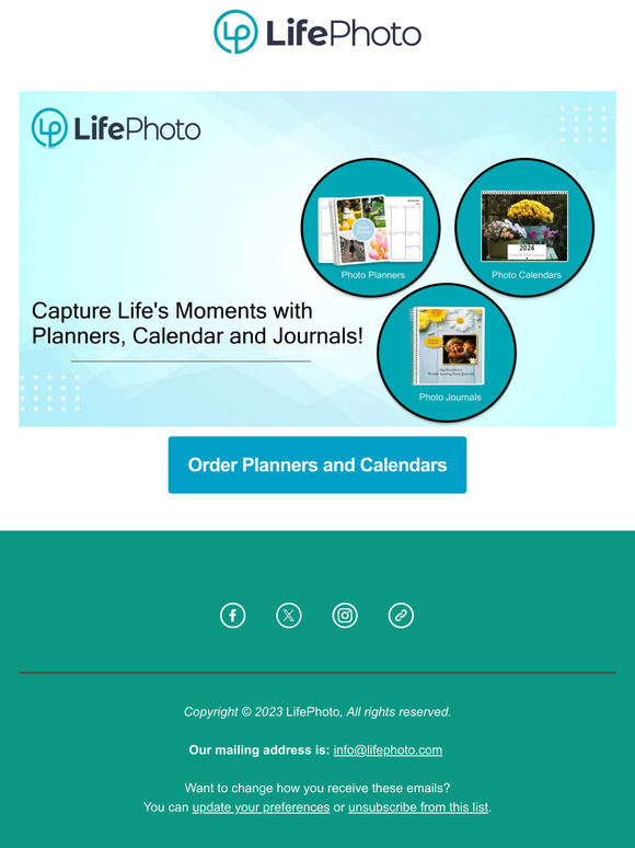 Make Planners and Calendars with LifePhoto