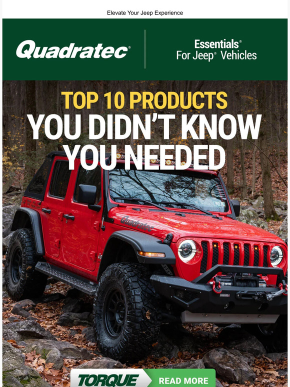Quadratec Top Products You Didn’t Know You Need Milled