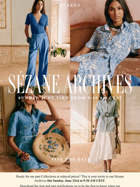 Tomorrow - SÉZANE ARCHIVES ❤️