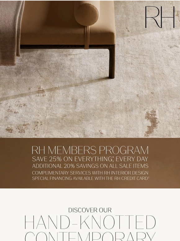 Restoration Hardware Email Newsletters Shop Sales, Discounts, and