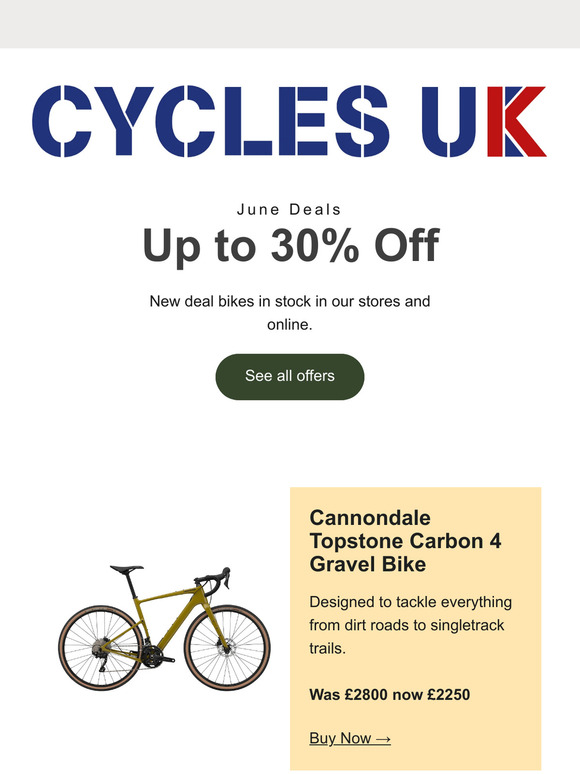 June Deal Bikes - Fresh Offers for Summer