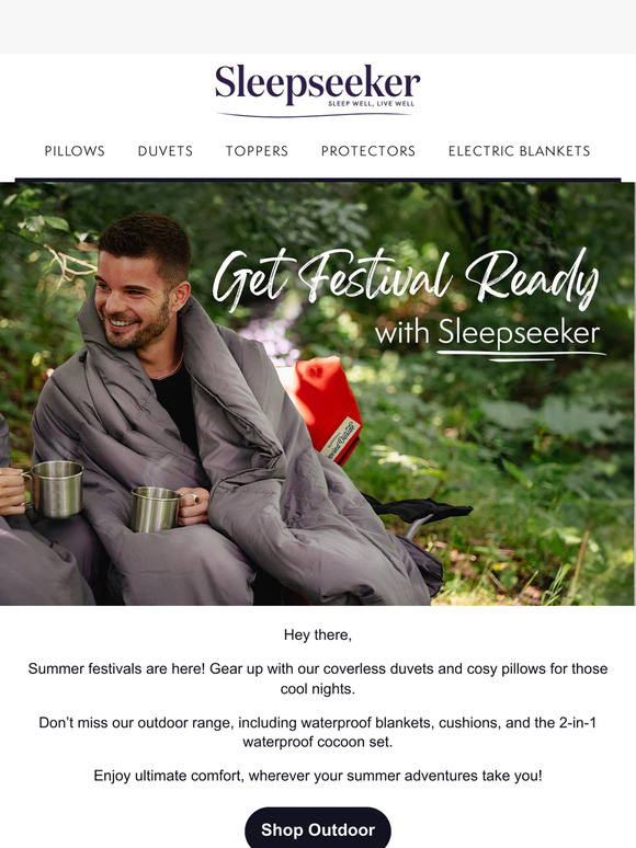 Summer Festival Essentials: Coverless Duvets & Outdoor Comfort Gear!