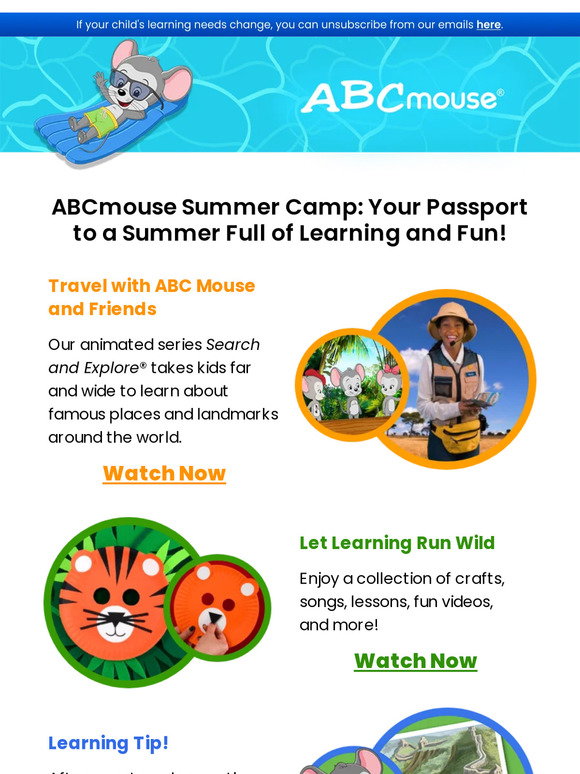 ABCmouse: Help Keep Your Kids Busy with ABCmouse Summer Camp! | Milled