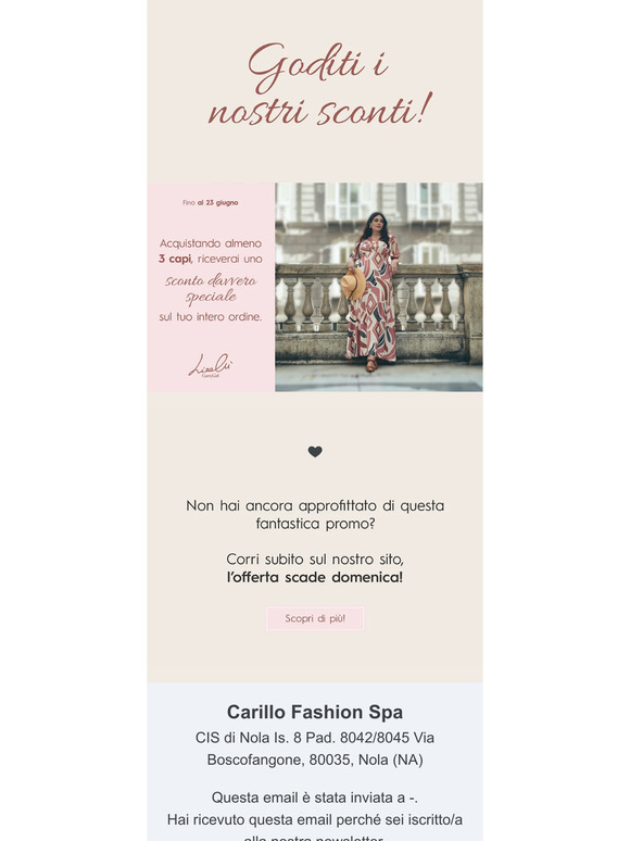 Non hai ancora approfittato della promo?
