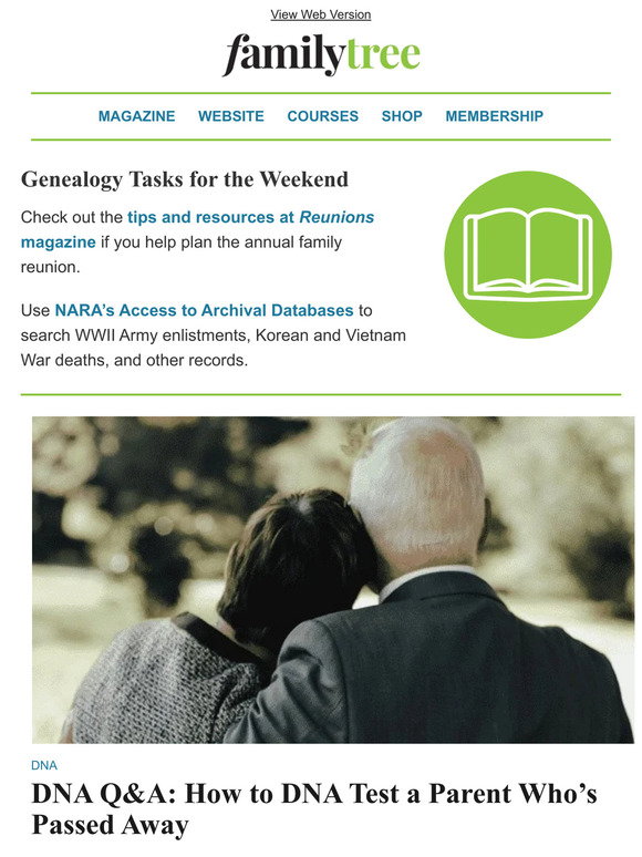 Family Tree Magazine: DNA Q&A: Can You Test a Relative Who's Passed ...