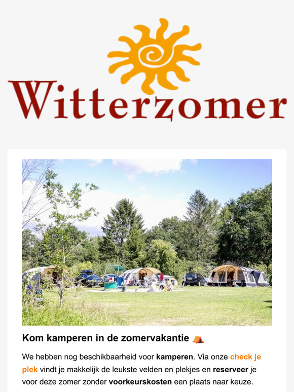 Zin in (Witter)zomervakantie!