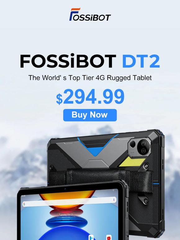 🎉WOW! Grab FOSSIBOT 4G DT2 Rugged Tablet Now!