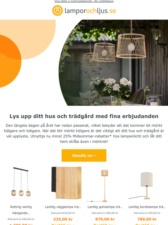 Glöm inte att beställa med Midsommarerbjudanden!