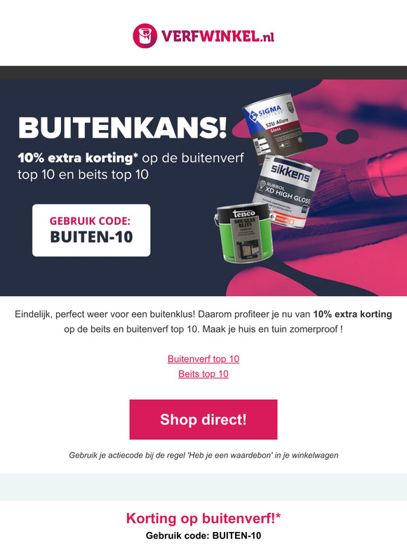 🔥Huis en tuin zomerproof? Nu met 10% korting!