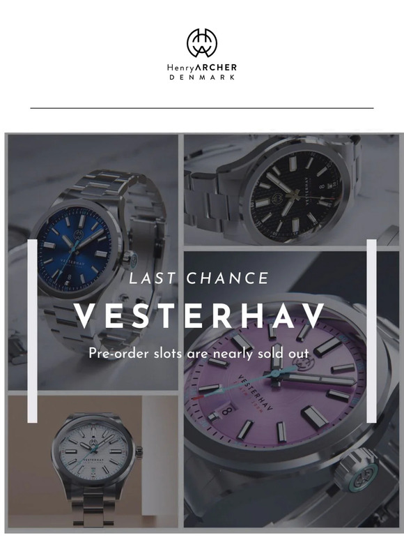 🌊 Last chance to place a pre-order for VESTERHAV