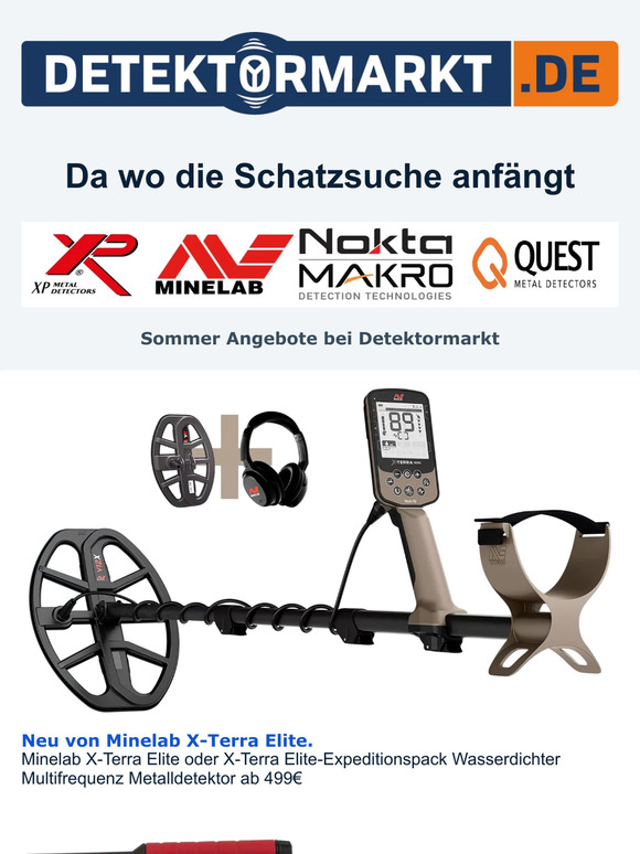 Detektormarkt Sommer Angebote Juni/Juli
