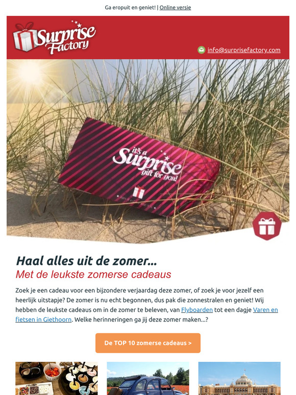 Een verrassingsreisje... en nog meer zomerse cadeaus 🌞