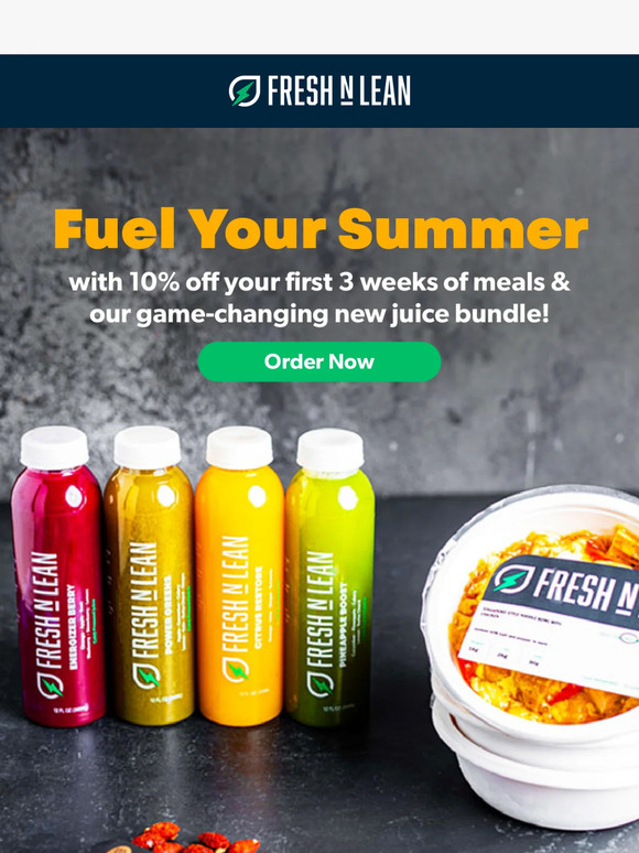 Fuel Your Summer with New FNL Juices + 10% Off Your First 3 Weeks!