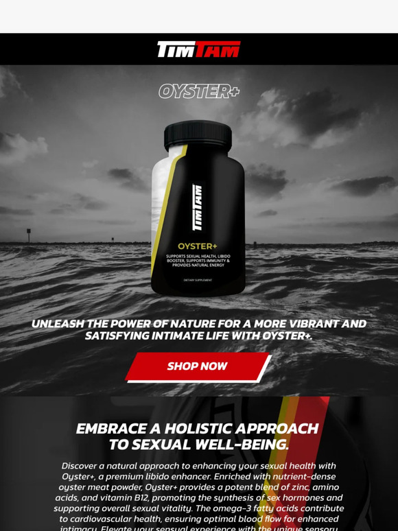 Oyster+: Natural Power for Peak Performance!