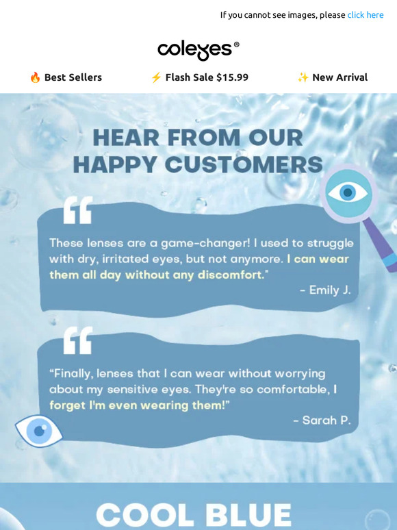 🌸 Comfort Lenses for Sensitive Eyes!