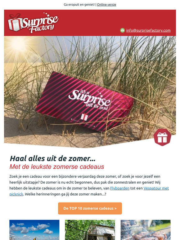 Een verrassingsreisje... en nog meer zomerse cadeaus 🌞