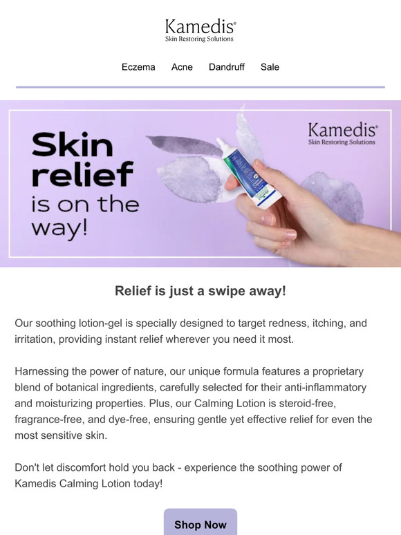 Find Relief Anytime, Anywhere with Kamedis!