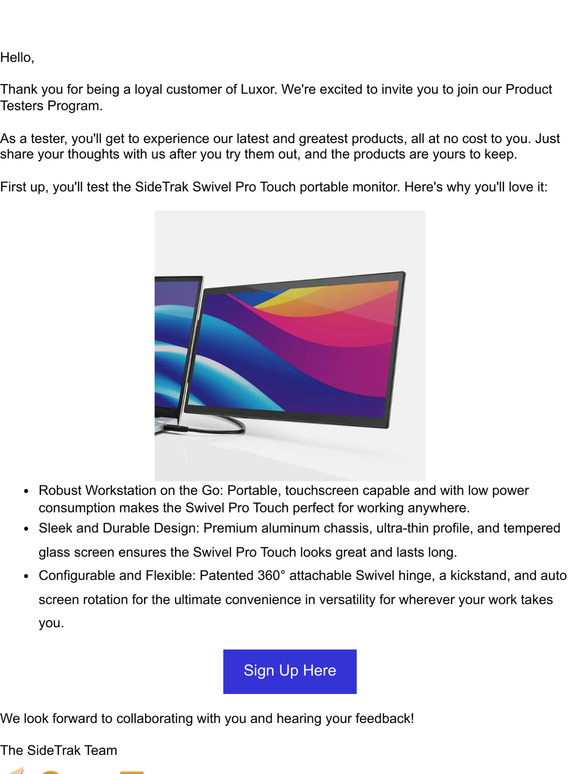 Want to try our products for free? Join our Product Review Program