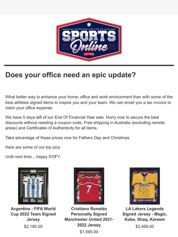 Does your office need an update? EOFY sale ending soon.